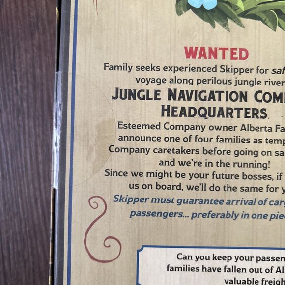 Disney's JUNGLE CRUISE the game NIB Factory Sealed Ravensburger Games - Picture 3 of 5